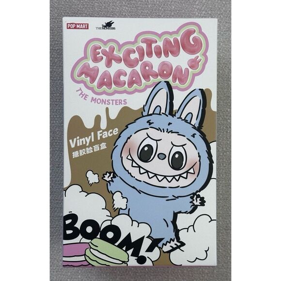 SEALED Pop Mart MONSTERS “GREEN GRAPE” LABUBU Exciting Macaron Vinyl Face Single - Picture 2 of 9